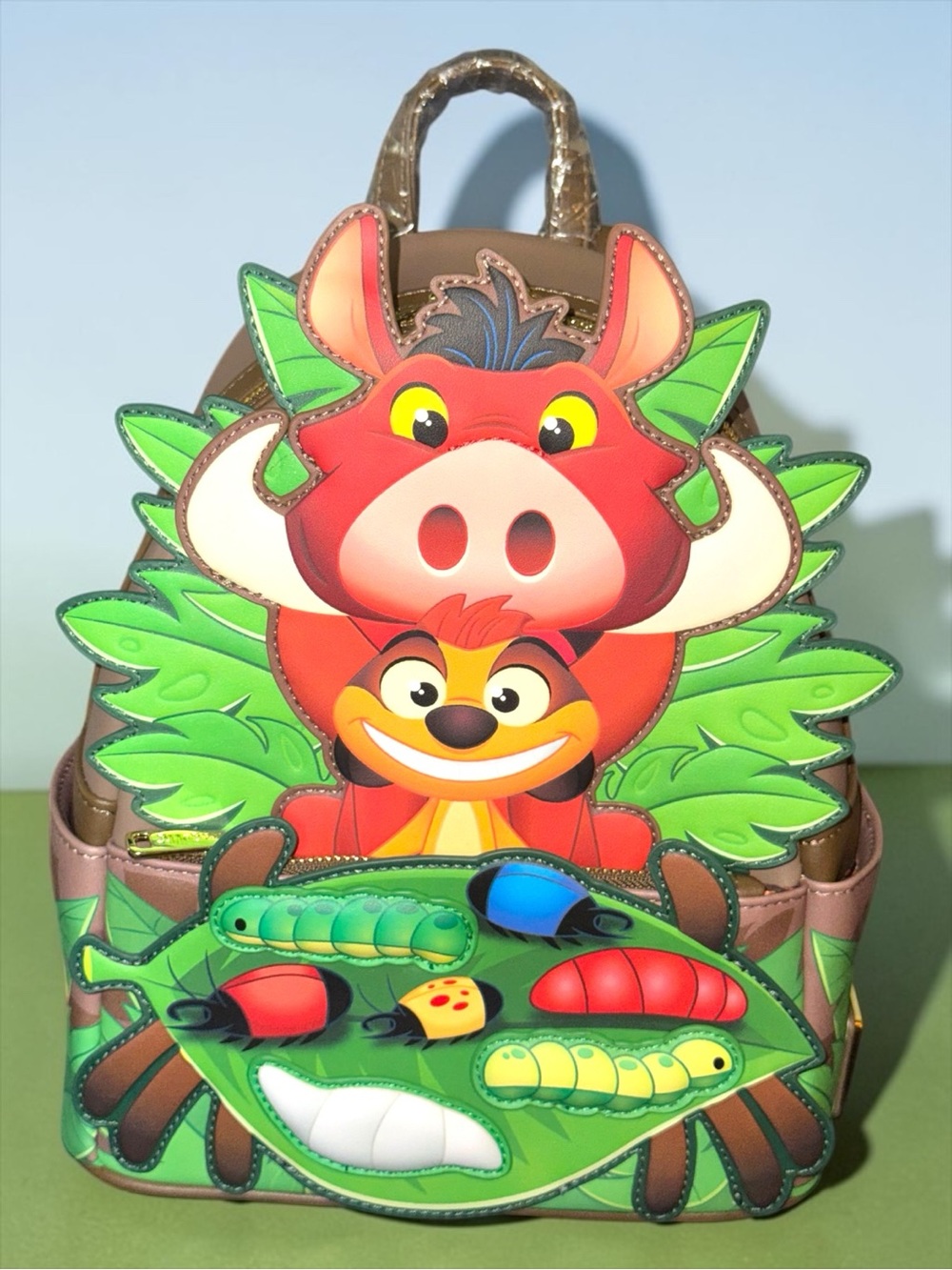 Disney Loungefly The Lion King LE Hakuna Matata Grubs Mini Backpack
